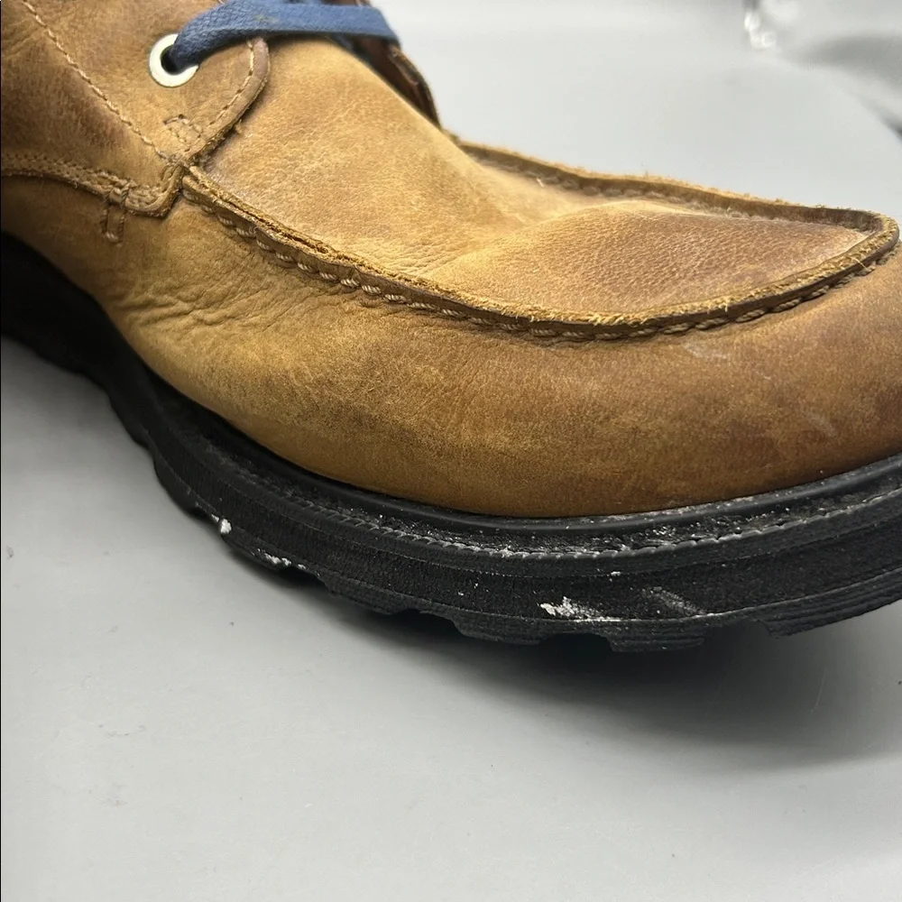 Sorel Madson Boots Tan Mens Size 13 Moc Toe Waterproof Leather